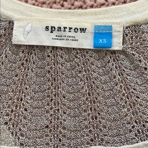 Sparrow lace detail cardigan